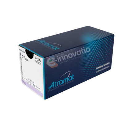 CE3091-75H | PGA 0 75CM AG30MM TRIANGULAR 3/8CIR COM 36 ENV | Atramat | (Equivalente Vicryl J187H)