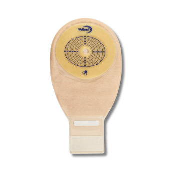 Bolsa Sistema 1 peça | Aurum | Drenável | Base Plana | 13mm – 60mm | Com Mel de Manuka | Welland | XMHDM513