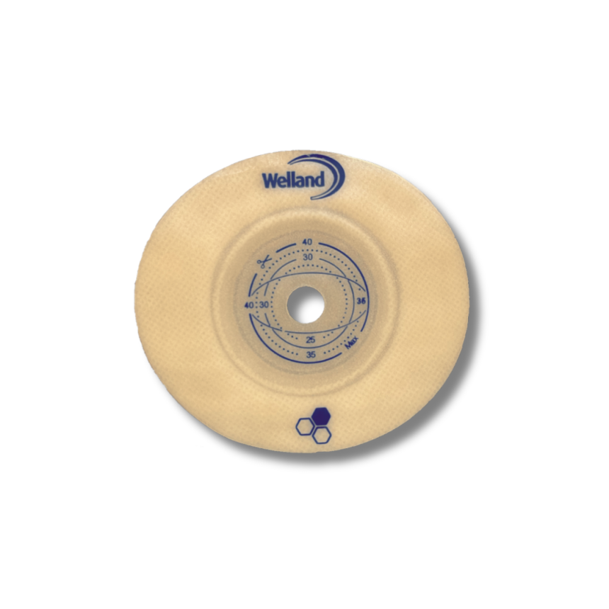 Placa para Estomia 45mm | Aurum 2 | Plana |13mm – 40mm | Welland | Com Mel de Manuka | XMH2F413