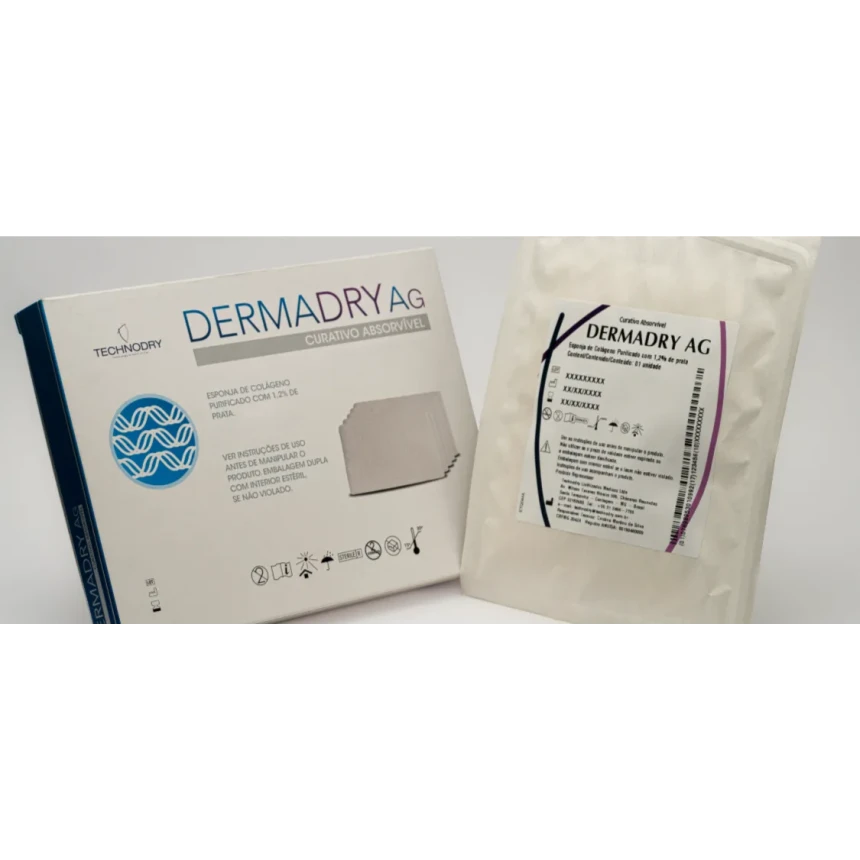 Dermadry Ag - 10 × 10  cm - Technodry