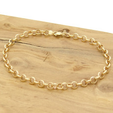 Pulseira Elos Portugueses, em Ouro Amarelo 18 Kilates