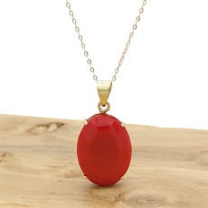Pingente Jasper, em Ouro Amarelo 18 Kilates