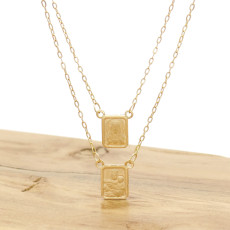 Corrente Escapulário, em Ouro 18 Kilates