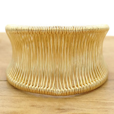 Anel Aramado, em Ouro Amarelo 18 Kilates