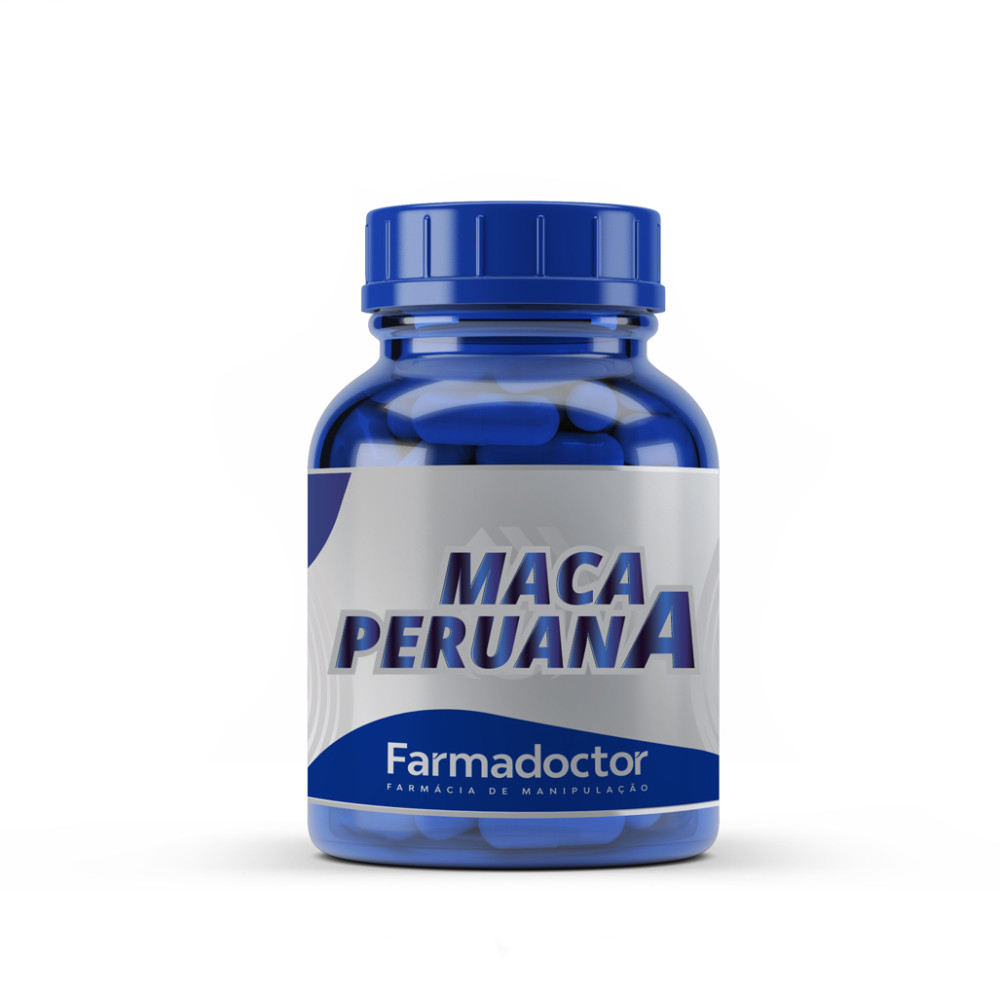 Maca Peruana 500mg - Cápsulas que Contribuem para Vitalidade e Disposição - 180 cápsulas