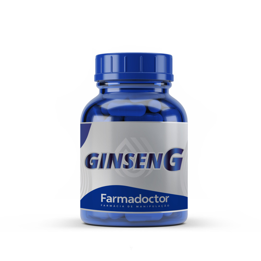 Ginseng Coreano 300mg - Vigor e Disposição - 60 cápsulas