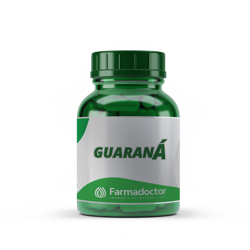 Guaraná Extrato Seco 500mg - Energia para o seu Dia - 60 cápsulas
