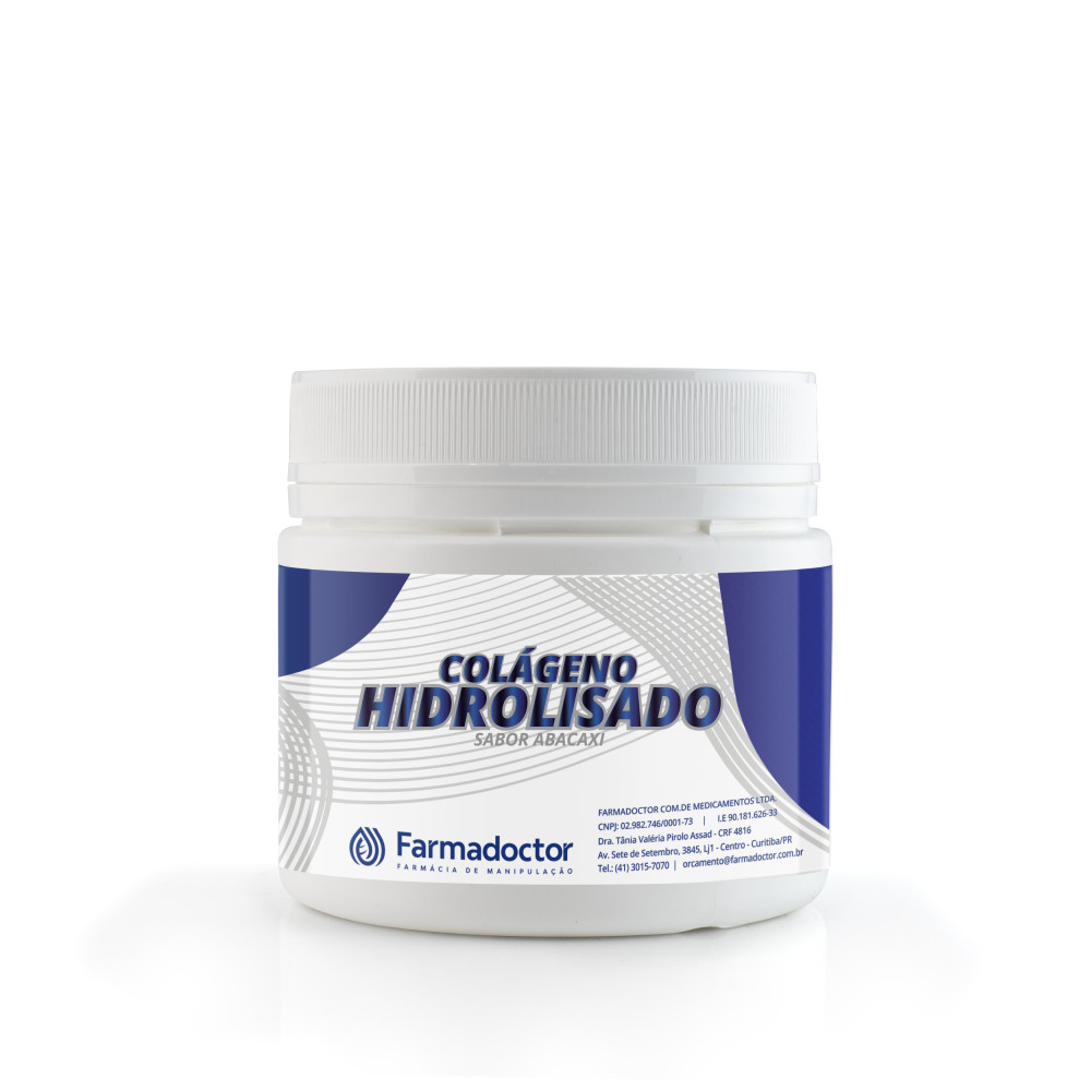 Colágeno Hidrolisado - Sabor Abacaxi - 500g