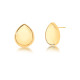 Brinco Gota Liso Ouro