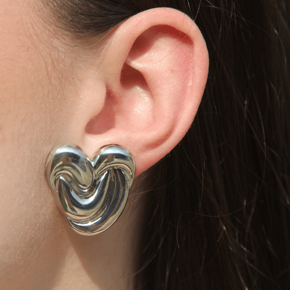 Brinco Coração Nó