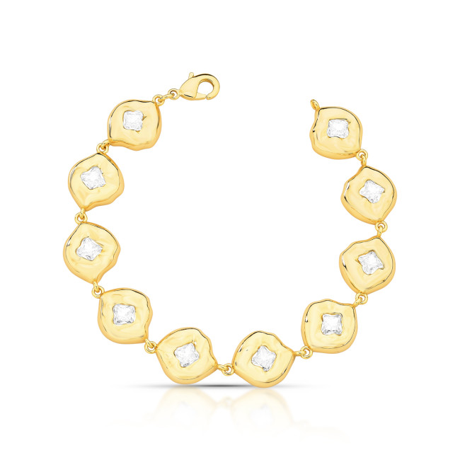 Pulseira Pedras Ouro