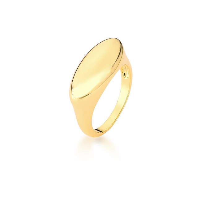 Anel Liso Oval P
