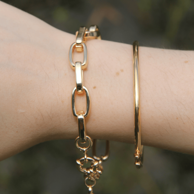 Pulseira Elos Retangulares