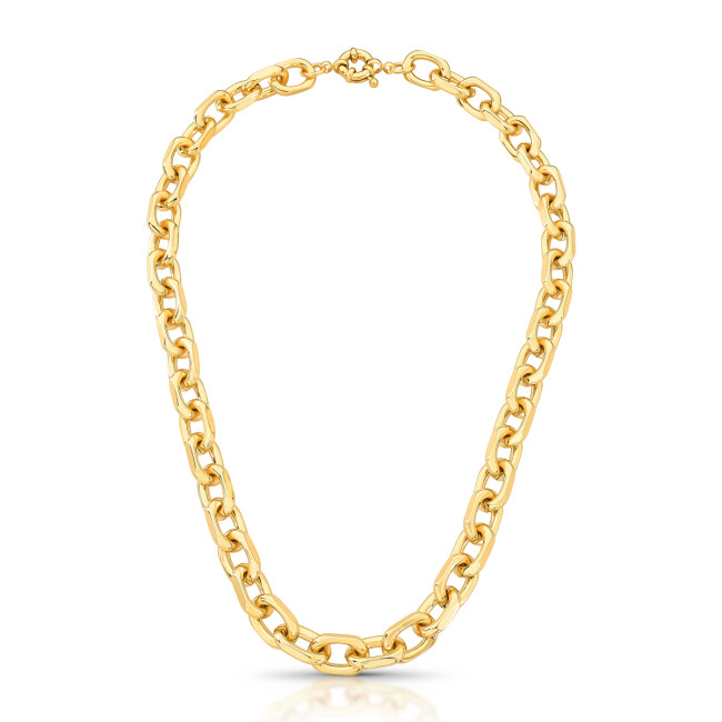 Corrente Elos Oval Ouro