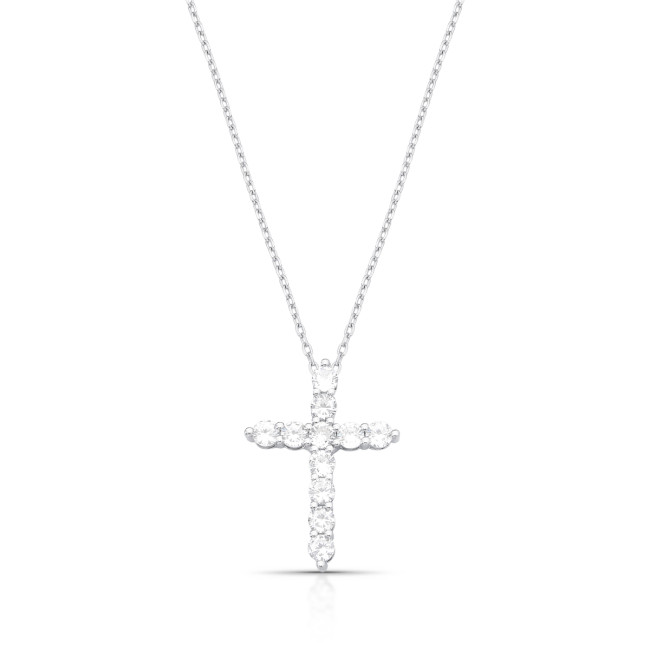 Colar Cruz - Prata 925