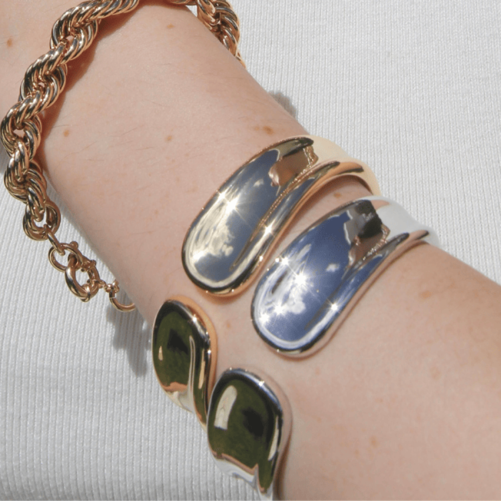 Bracelete Semiaberto Ouro