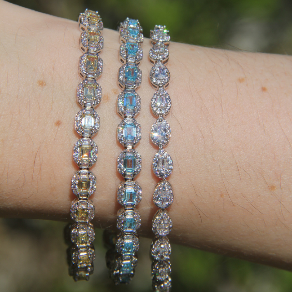 Pulseira Riviera Gota Branca