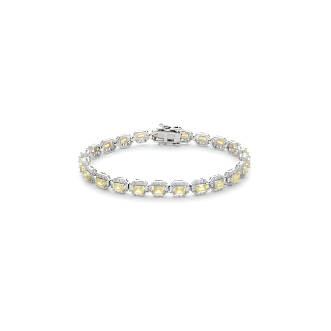 Pulseira Riviera Baguete Fancy Yellow