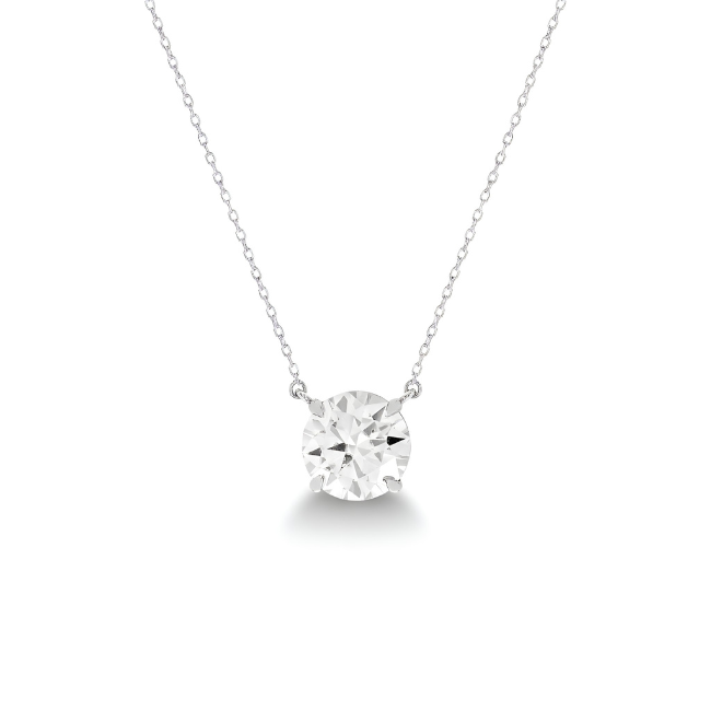 Colar Ponto de Luz Moissanite 11mm - 4,35ct