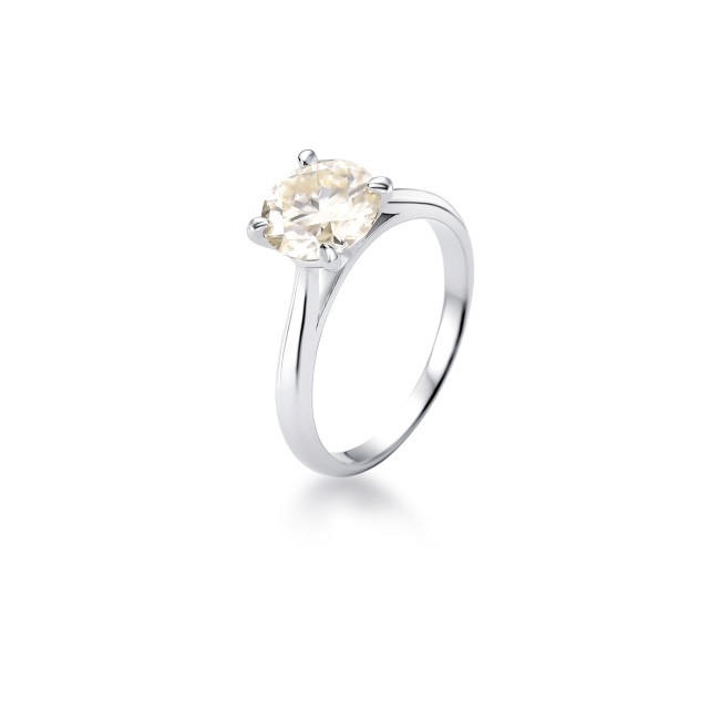 Anel Solitário Moissanite 8mm - 2,0ct