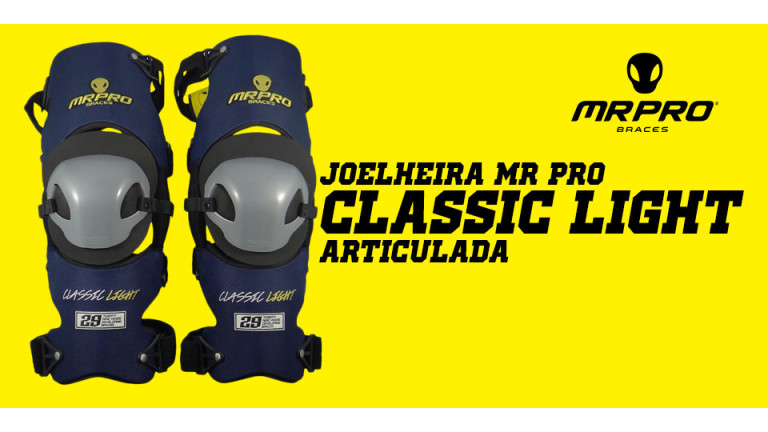 A joelheira Classic Light é o modelo de entrada da Mr Pro