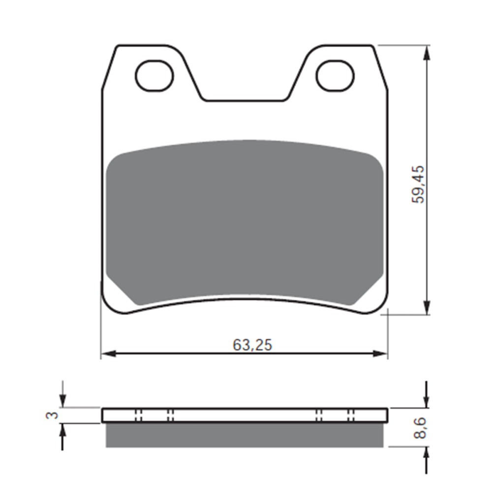 Pastilha de Freio Traseira Goldfren para Yamaha FZS1000 01/05 XJR1300 01/12