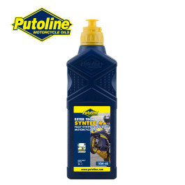 Óleo Putoline Sintético Syntec 4+ Ester Tech 10w40  para Motor 4 Tempo On-Road 1 Litro