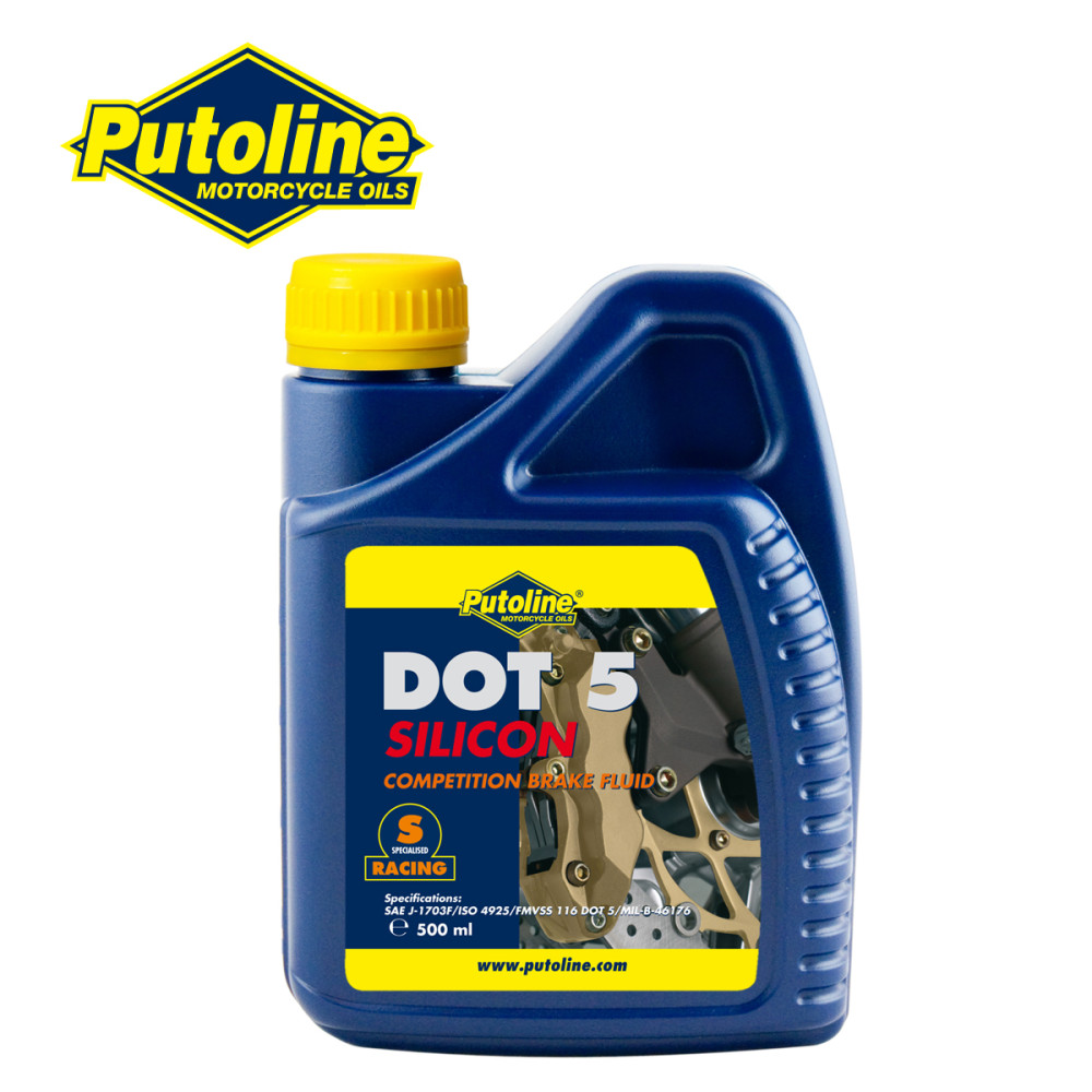 Fluido de Freio DOT 5 com Silicone - Ponto de Ebulição em 265°C 500ml