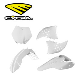 Kit Plástico Cycra para KTM SX/SXF 125 até 525 07/10 EXC/XC 200 até 530 08/10 Branco com Number Plate Frontal