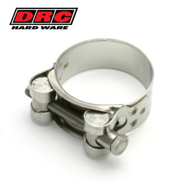 Abraçadeira de Escape DRC para Motos 4 Tempos 36mm a 39mm