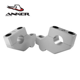 Adaptador de Guidão Anker para Modelo 28,5mm Avançado-Prata