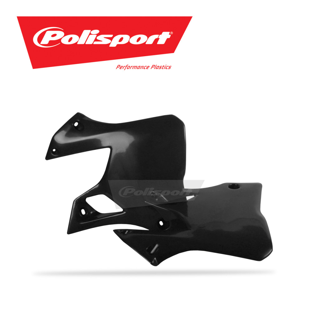 Aleta do Radiador Polisport para YZ125/250 96/99 Preto