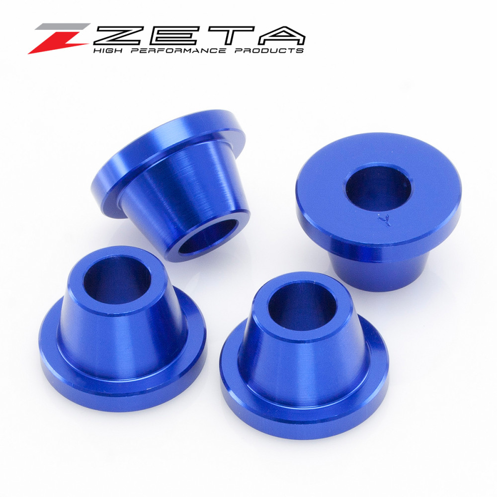 Arruela Espaçadora de Mesa Zeta para Yamaha YZF250 14/19 YZ250FX 15/19 YZF450 14/18 WRF250 15/- (Kit 4 Peças)