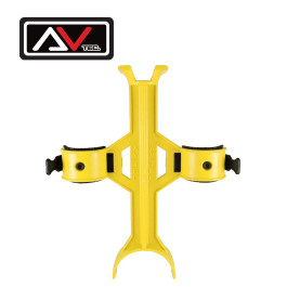 Bloqueador de Suspensão Avtec Universal Longo com Abraçadeiras de Borracha-Amarelo