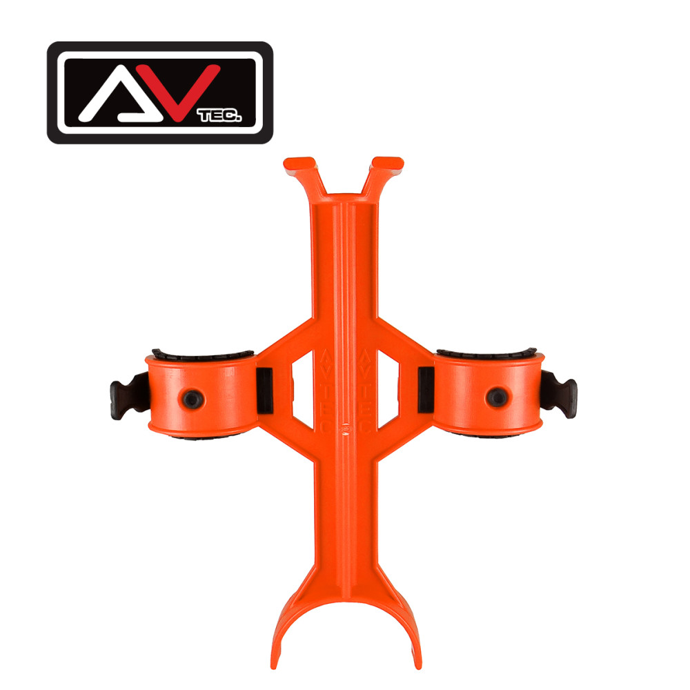 Bloqueador de Suspensão Avtec Universal com Abraçadeiras de Borracha-Laranja
