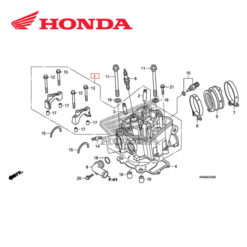 Cabeçote Original Honda para CRF250 14/15