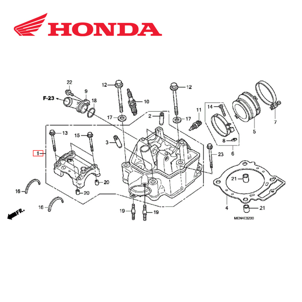 Cabeçote Original Honda para CRF450 09/12