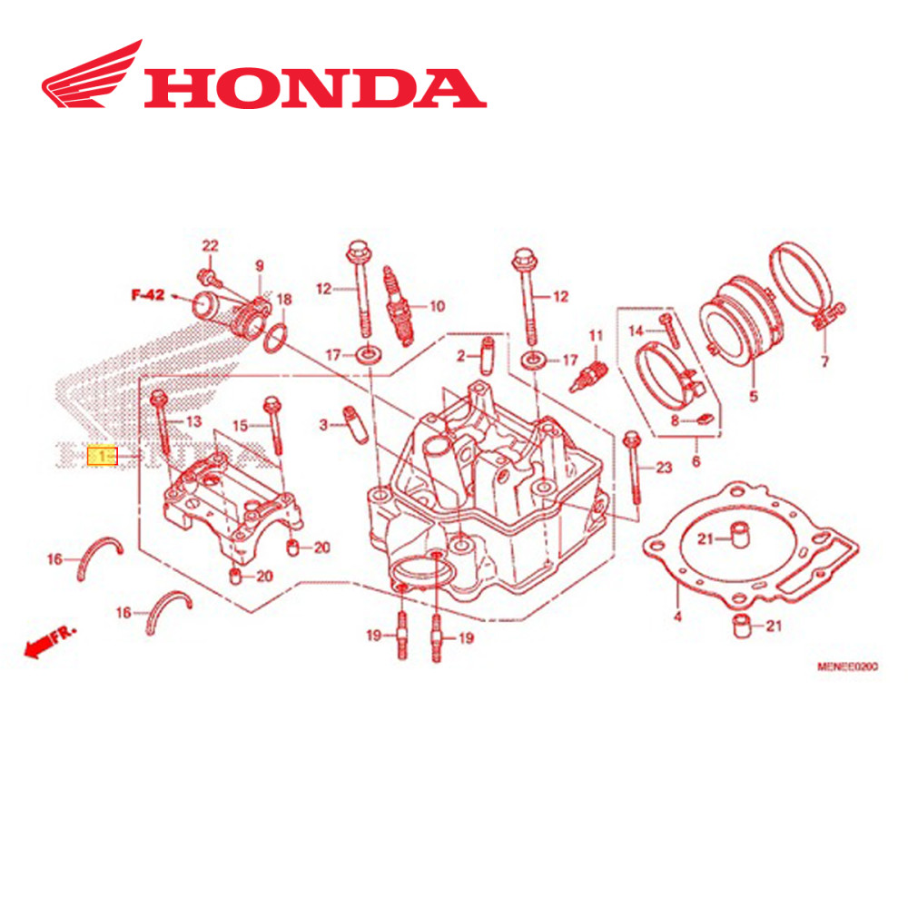 Cabeçote Original Honda para CRF450 13/16