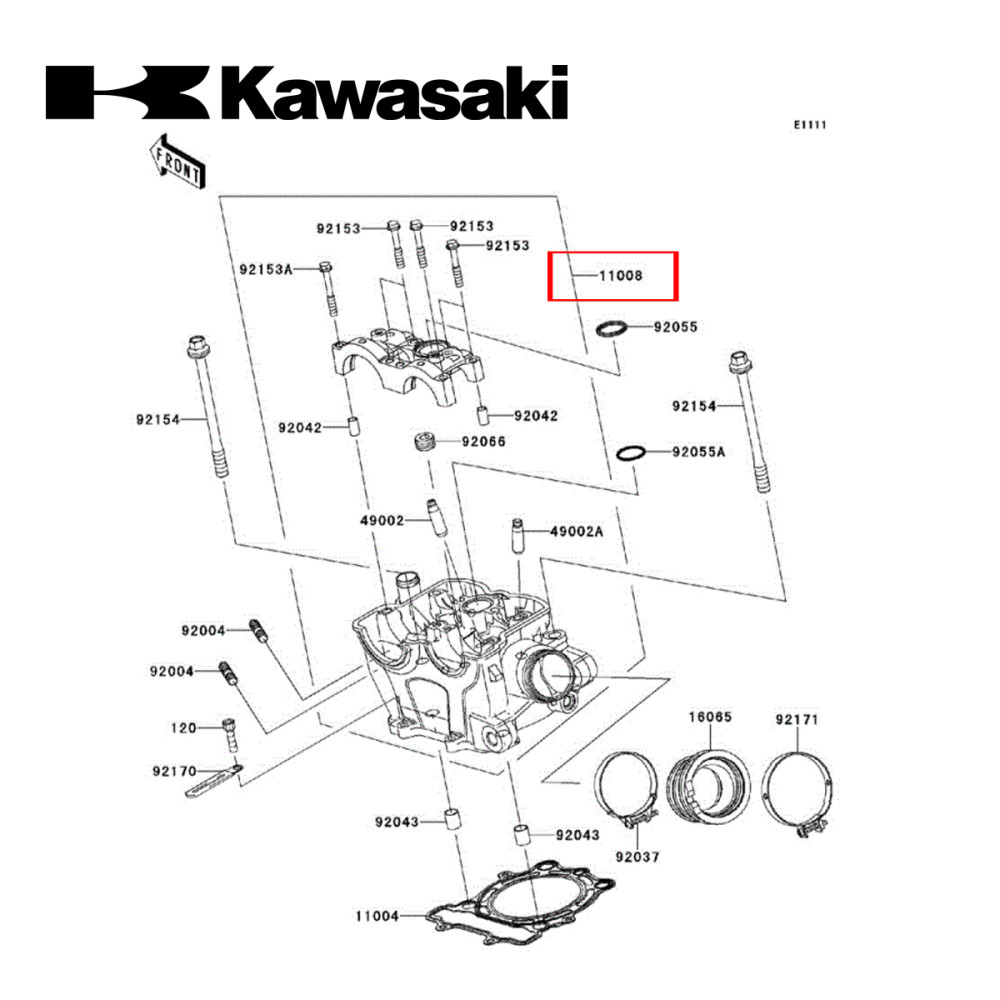 Cabeçote Original Kawasaki para KXF250 13/14