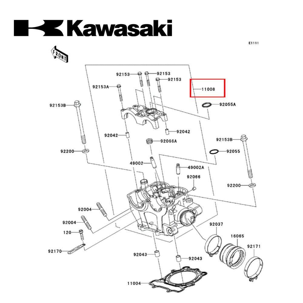 Cabeçote Original Kawasaki KXF250 11/12