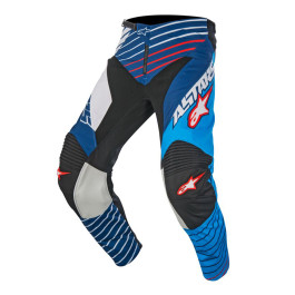 Calça Alpinestars Racer Braap 2017-Ciano/Branco/Azul-44
