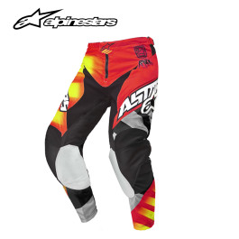 Calça Alpinestars Racer Braap 2015-Vermelha/Cinza/Amarela-42