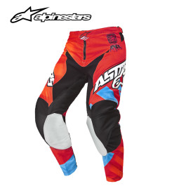 Calça Alpinestars Racer Braap 2015-Vermelha/Laranja/Azul-42