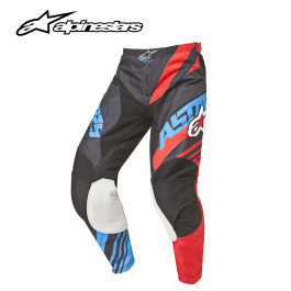Calça Alpinestars Racer Supermatic 2015-Preta/Vermelha/Azul-42