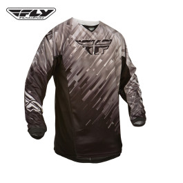 Camisa Fly Kinetic Glitch-Preta/Cinza-P