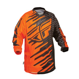 Camisa Fly Kinetic Shock-Laranja/Preta-P