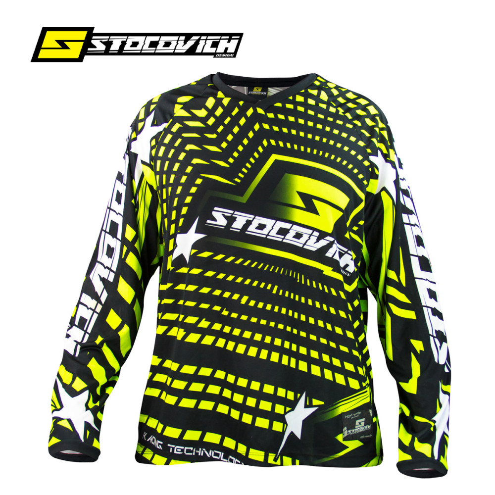 Camisa Stocovich Racing Fluor-Amarela Fluor-P
