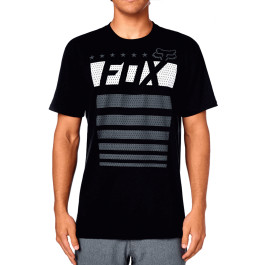 Camiseta Fox Red White and True-Preta-G