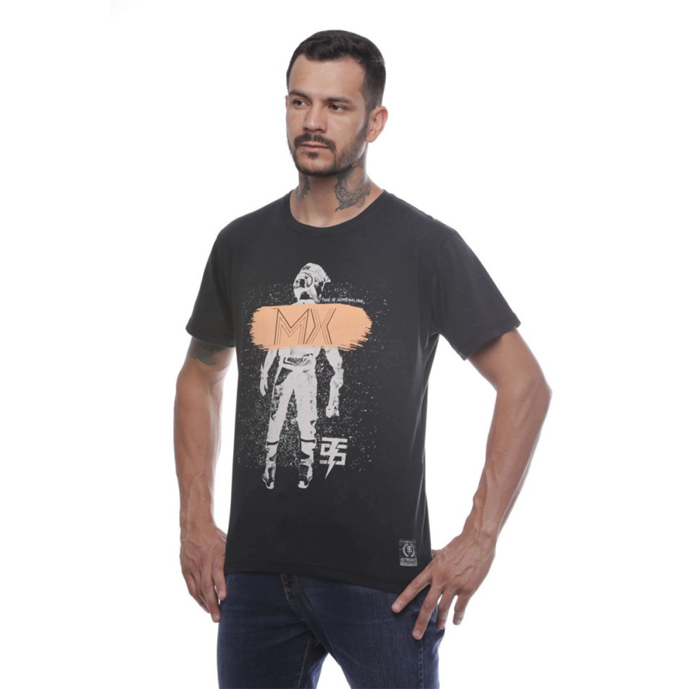 Camisa Two Strokes MX Rider-Preto-G