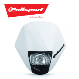 Carenagem de Farol Polisport HMX -Branca